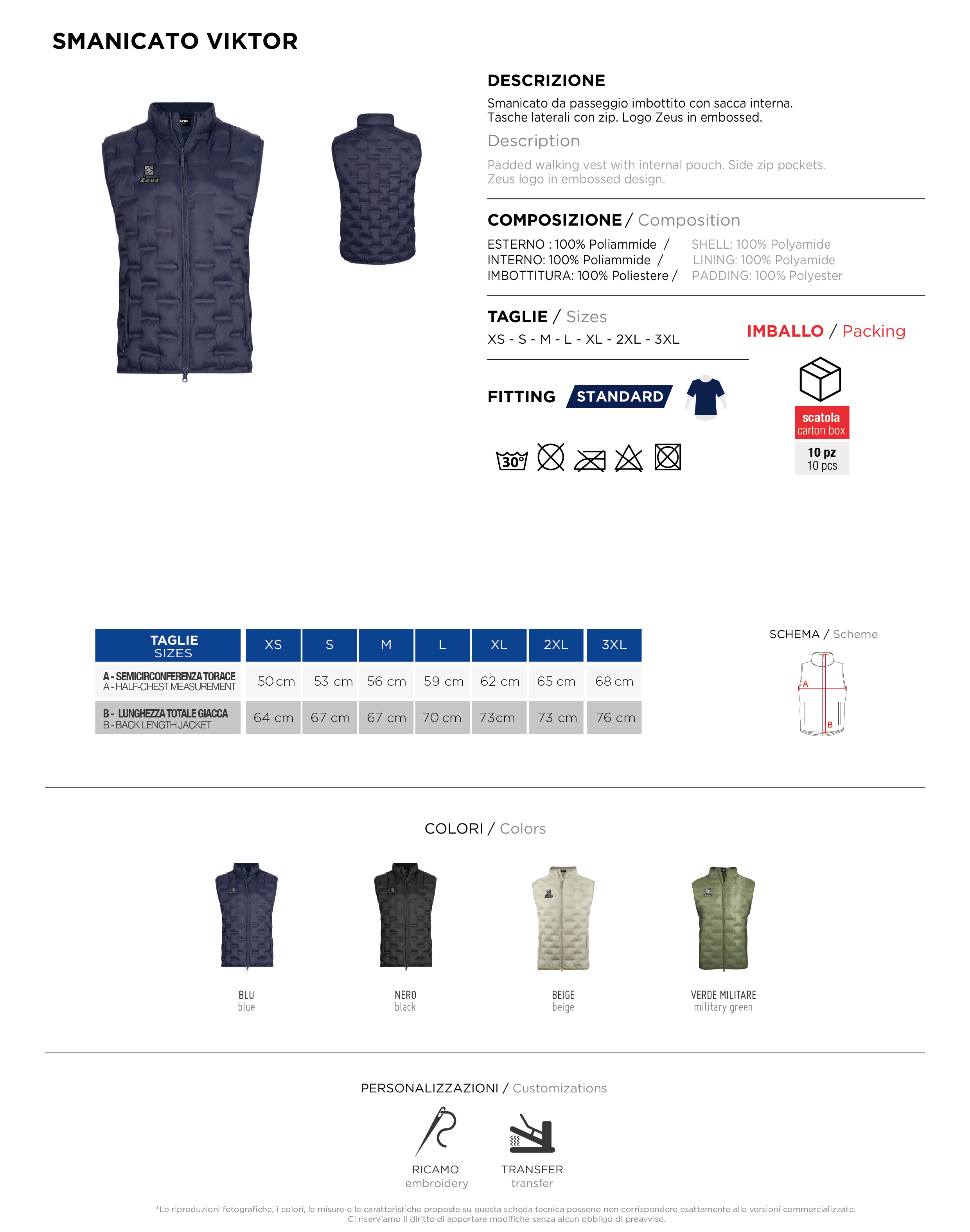 Scheda tecnica – SMANICATO VIKTOR