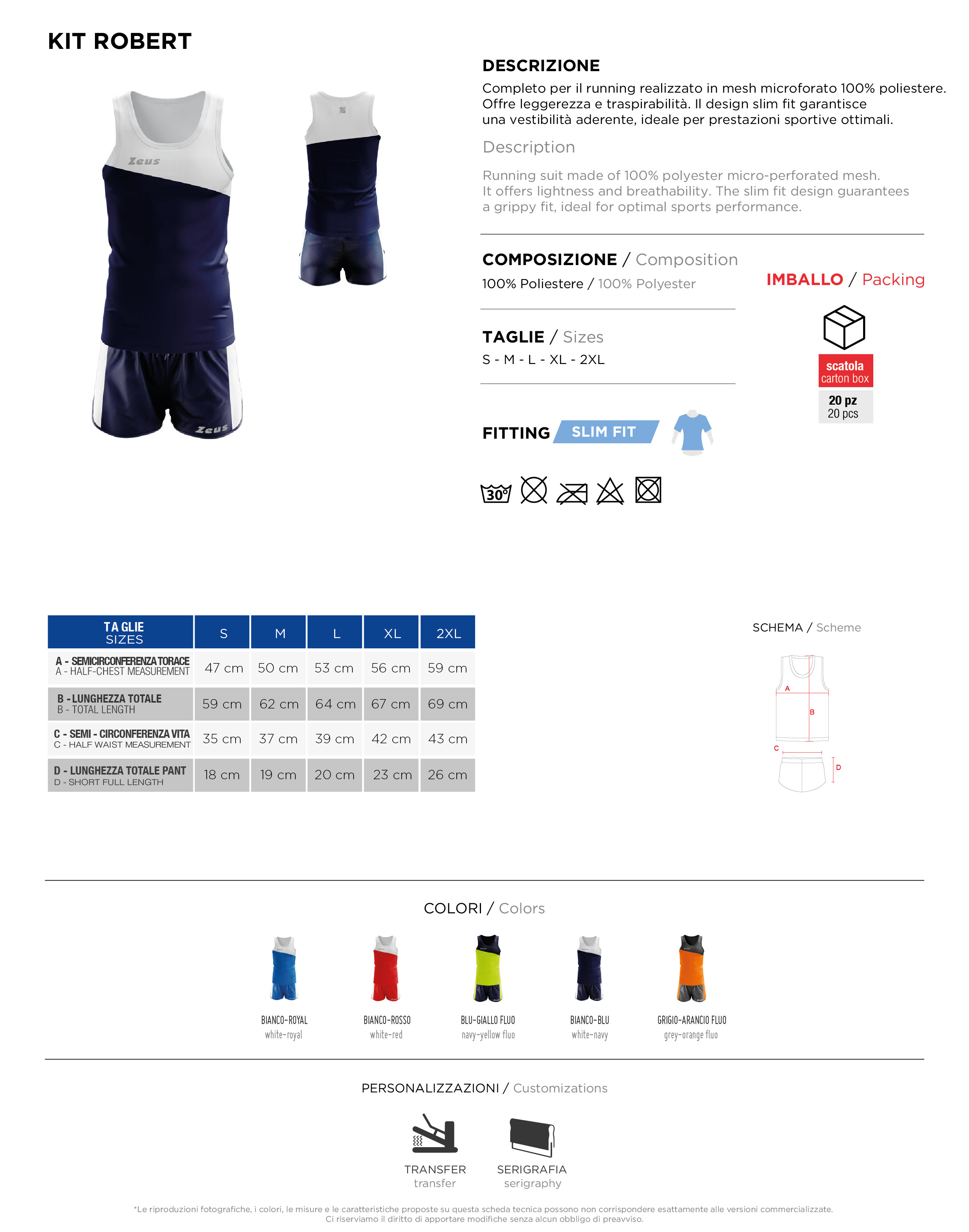 Scheda tecnica – KIT ROBERT