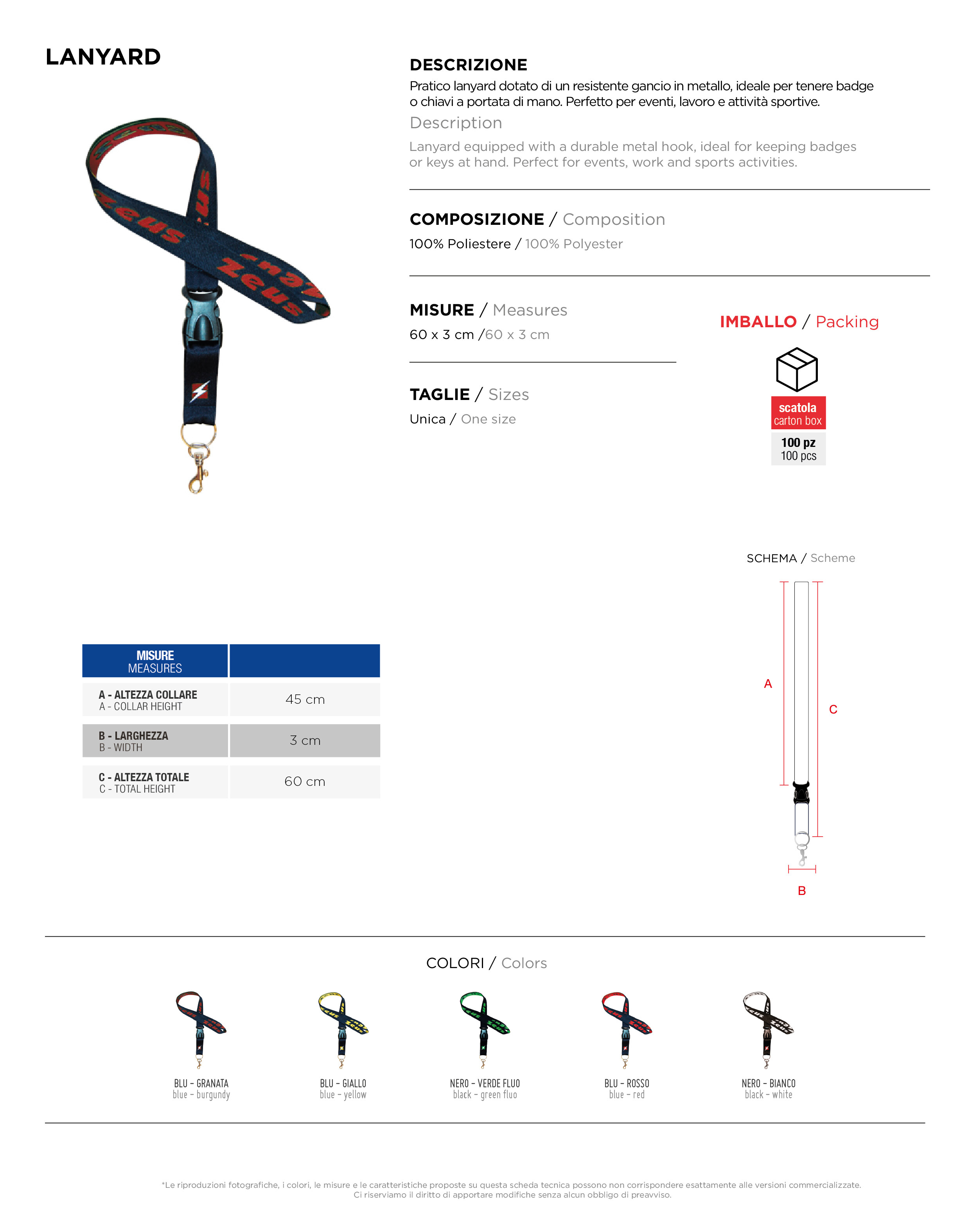Scheda tecnica – LANYARD ZEUS 45 X 3