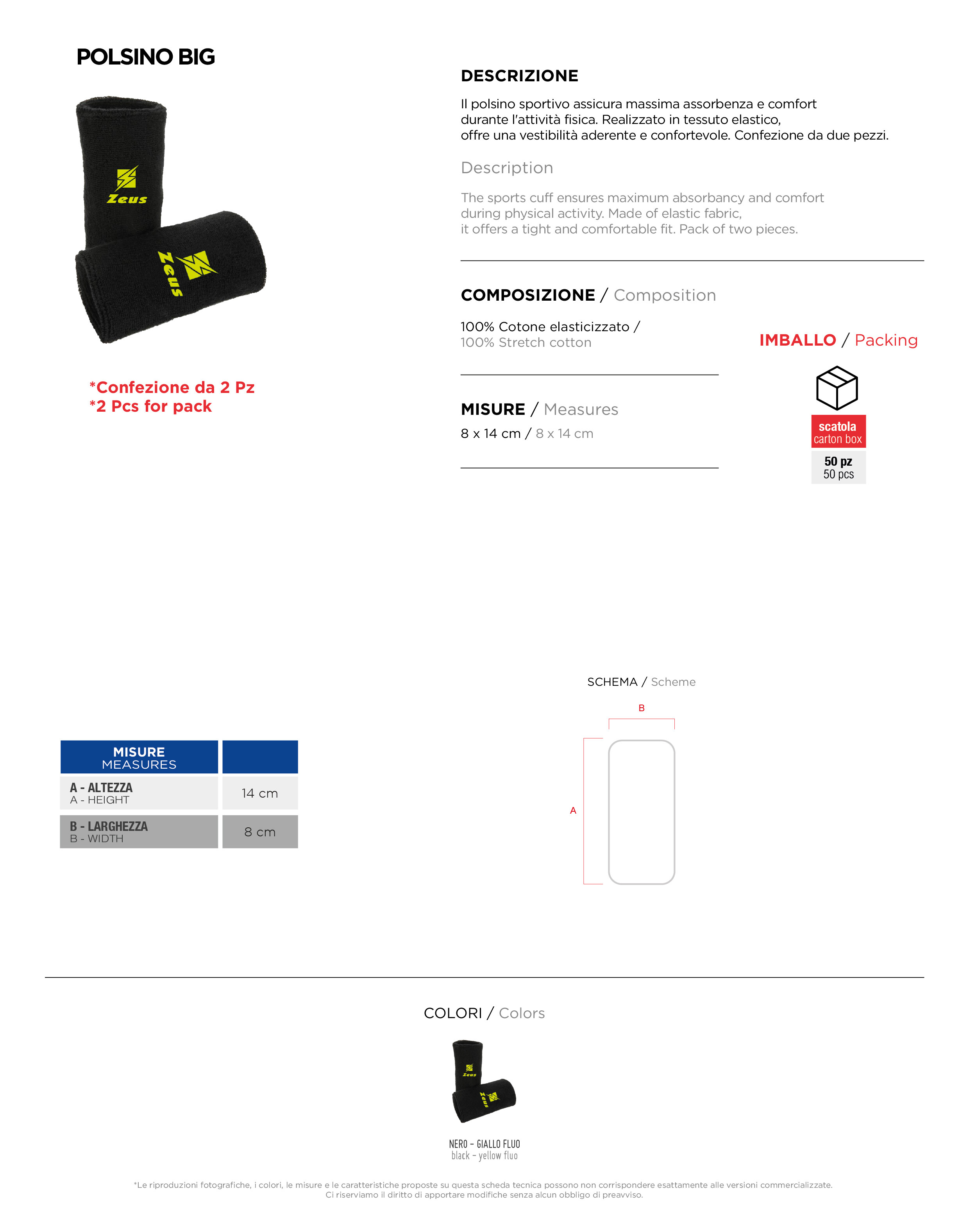 Scheda tecnica – POLSINO BIG